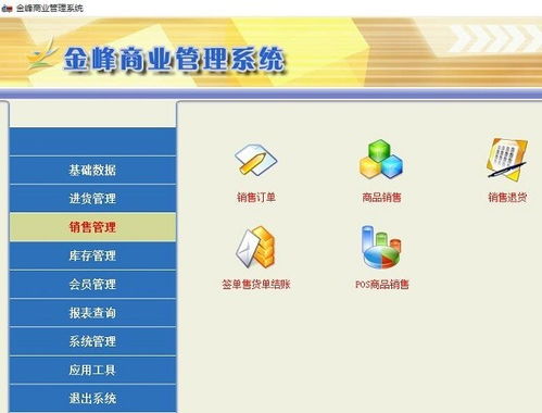 金峰商業(yè)管理系統(tǒng) 驅(qū)動現(xiàn)代企業(yè)高效運(yùn)營的軟件解決方案